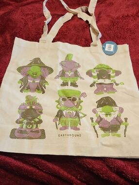 EARTHBOUND Canvas Tote with Green & Purple Nomes Lineup